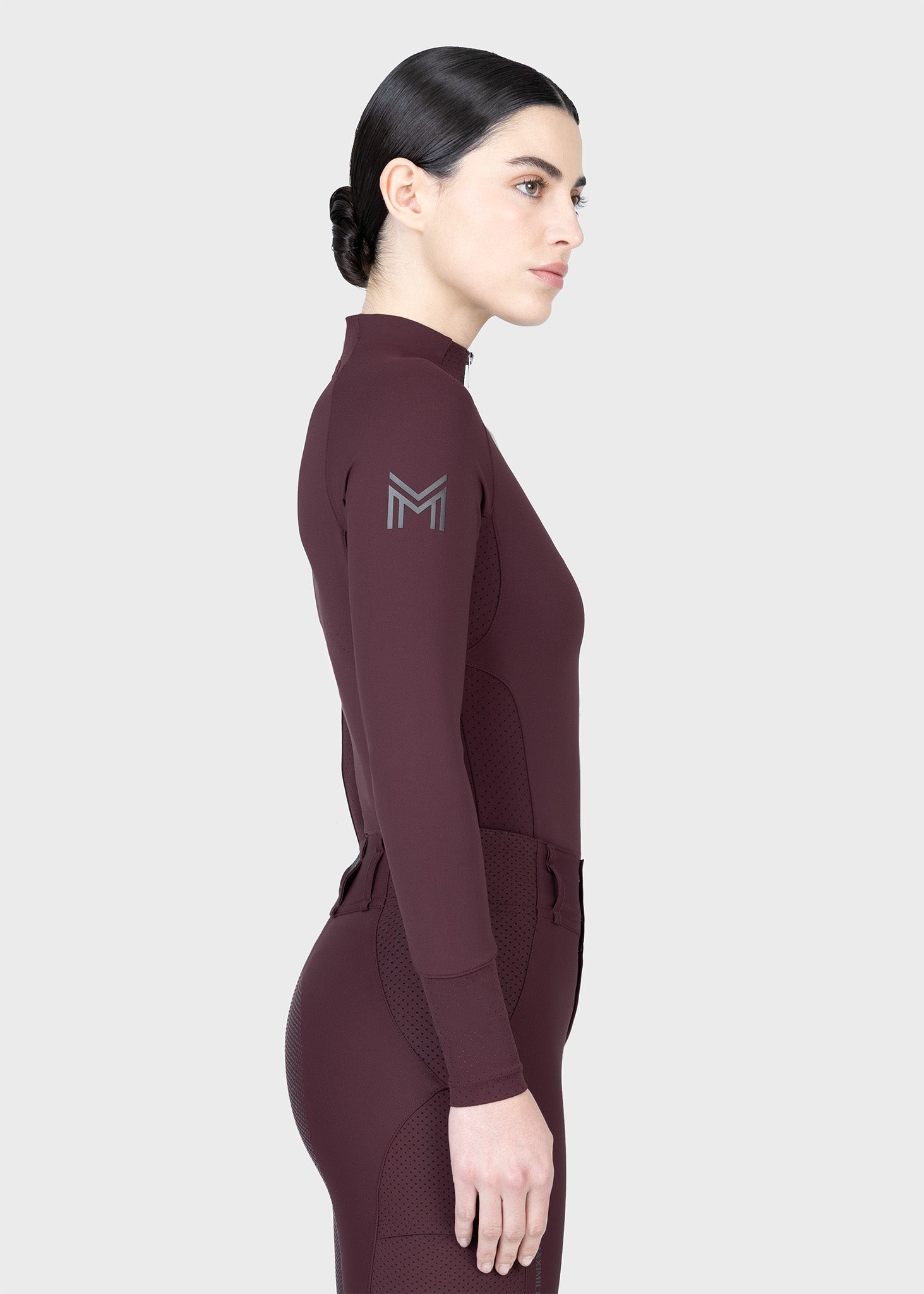 Aero Long Sleeve Base Layer (Burgundy)
