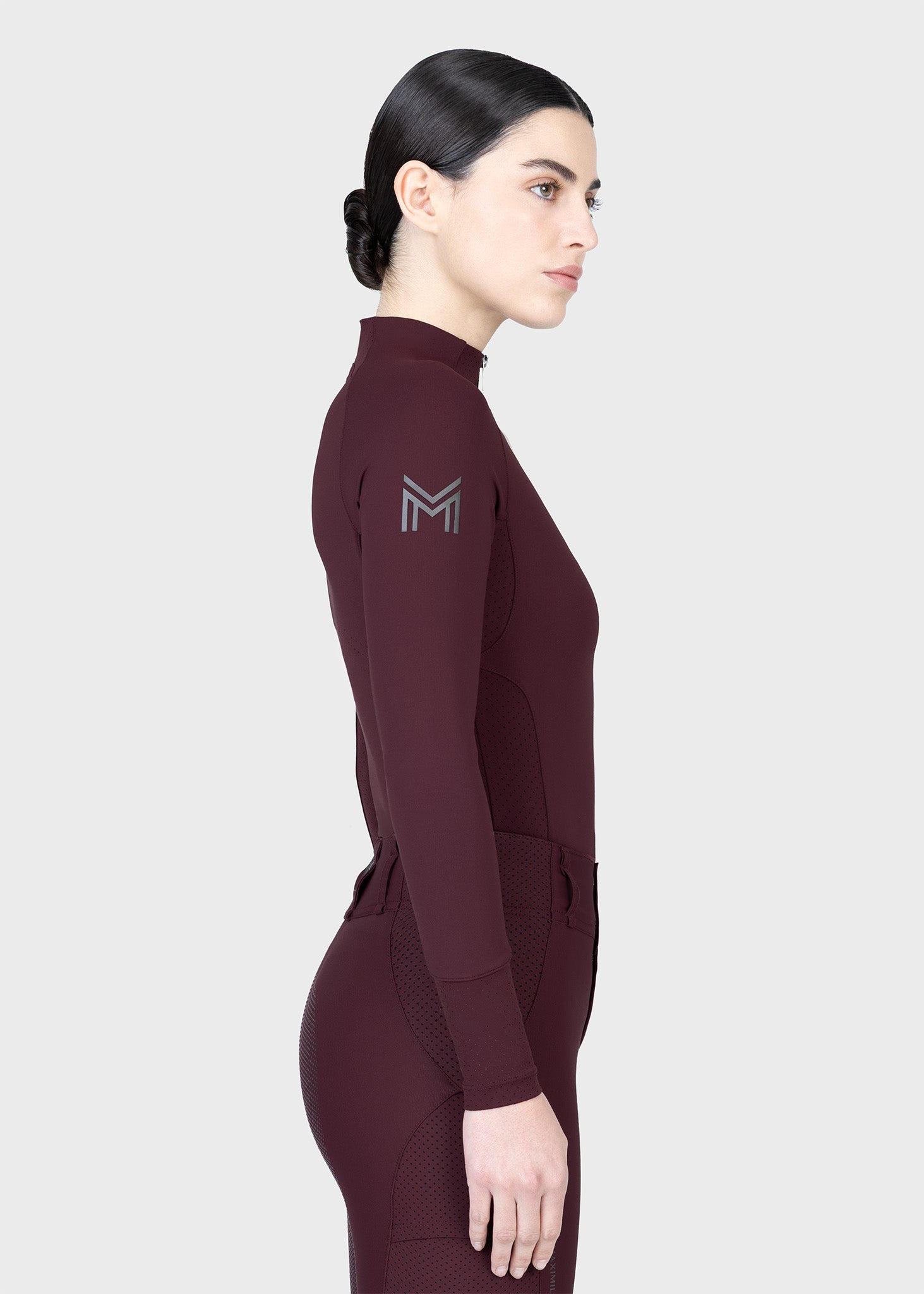 Aero Long Sleeve Base Layer (Burgundy)