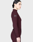 Aero Long Sleeve Base Layer (Burgundy)