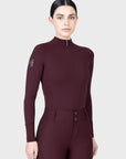 Aero Long Sleeve Base Layer (Burgundy)