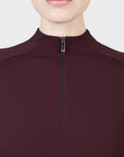 Aero Long Sleeve Base Layer (Burgundy)