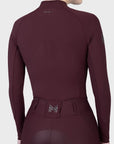Aero Long Sleeve Base Layer (Burgundy)