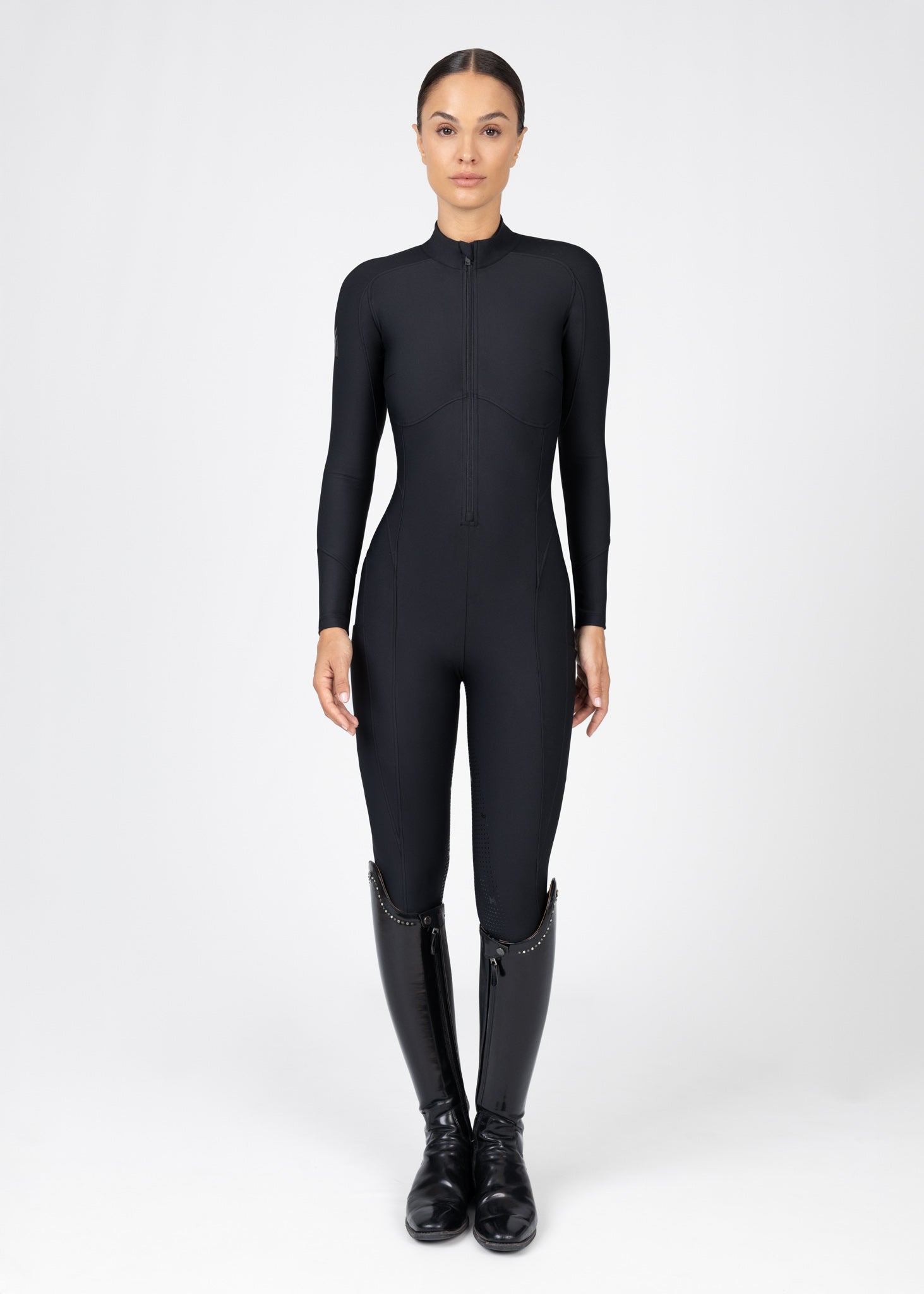 Femme Riding Jumpsuit (Black)