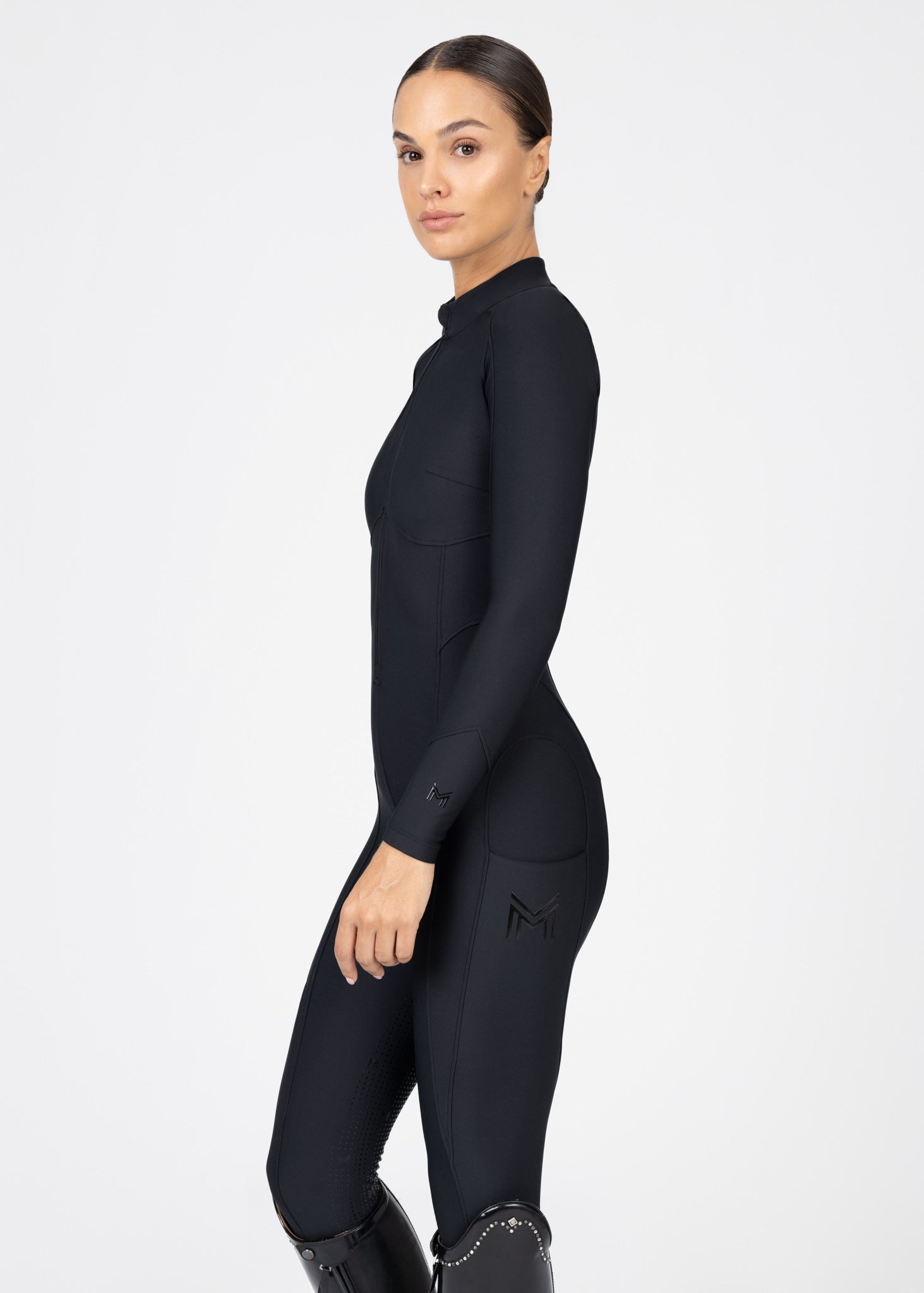 Femme Riding Jumpsuit (Black)