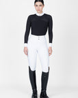 Grace Long Sleeve Show Shirt (Black)