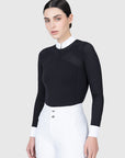 Grace Long Sleeve Show Shirt (Black)