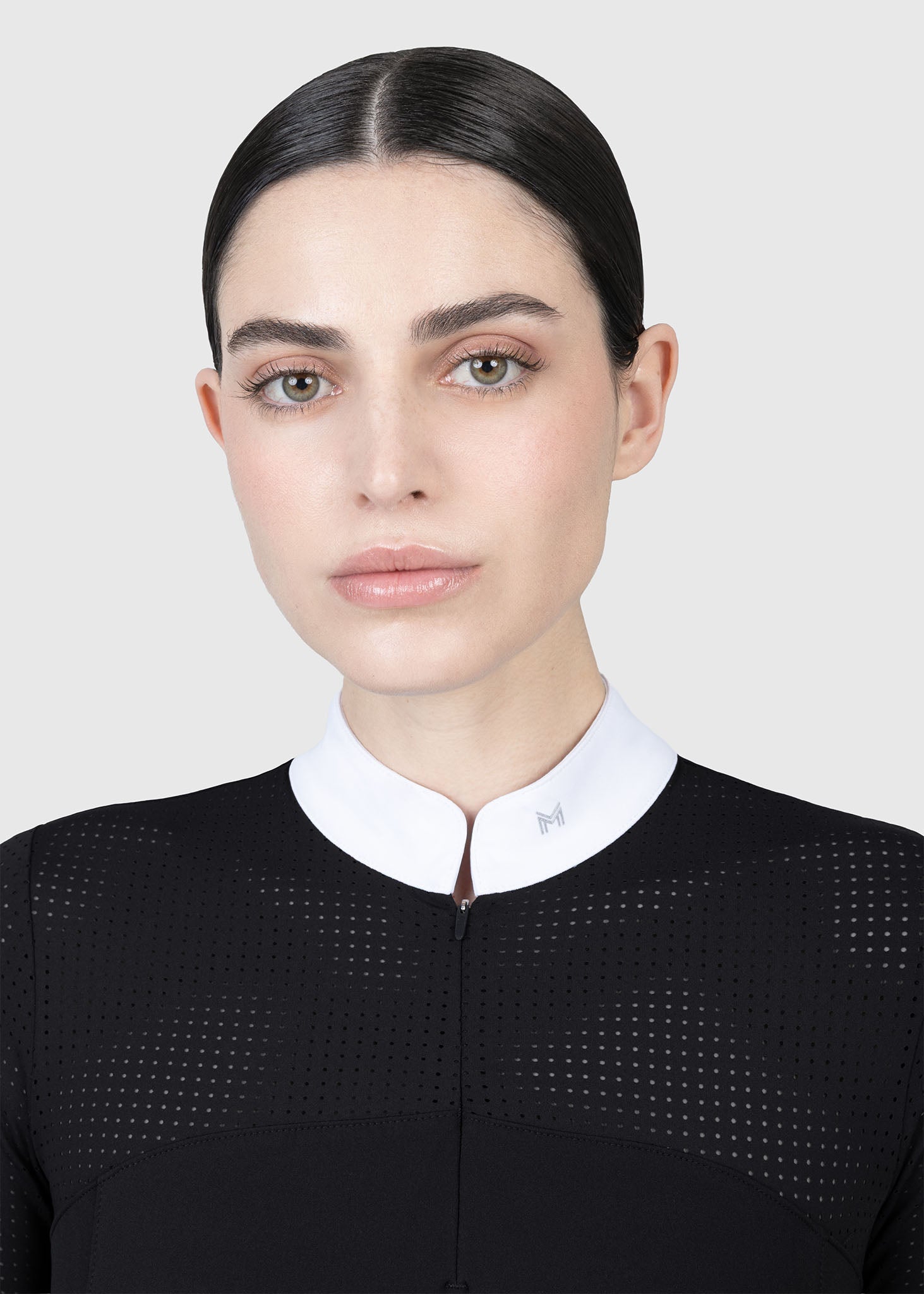 Grace Short Sleeve Show Shirt (Black)
