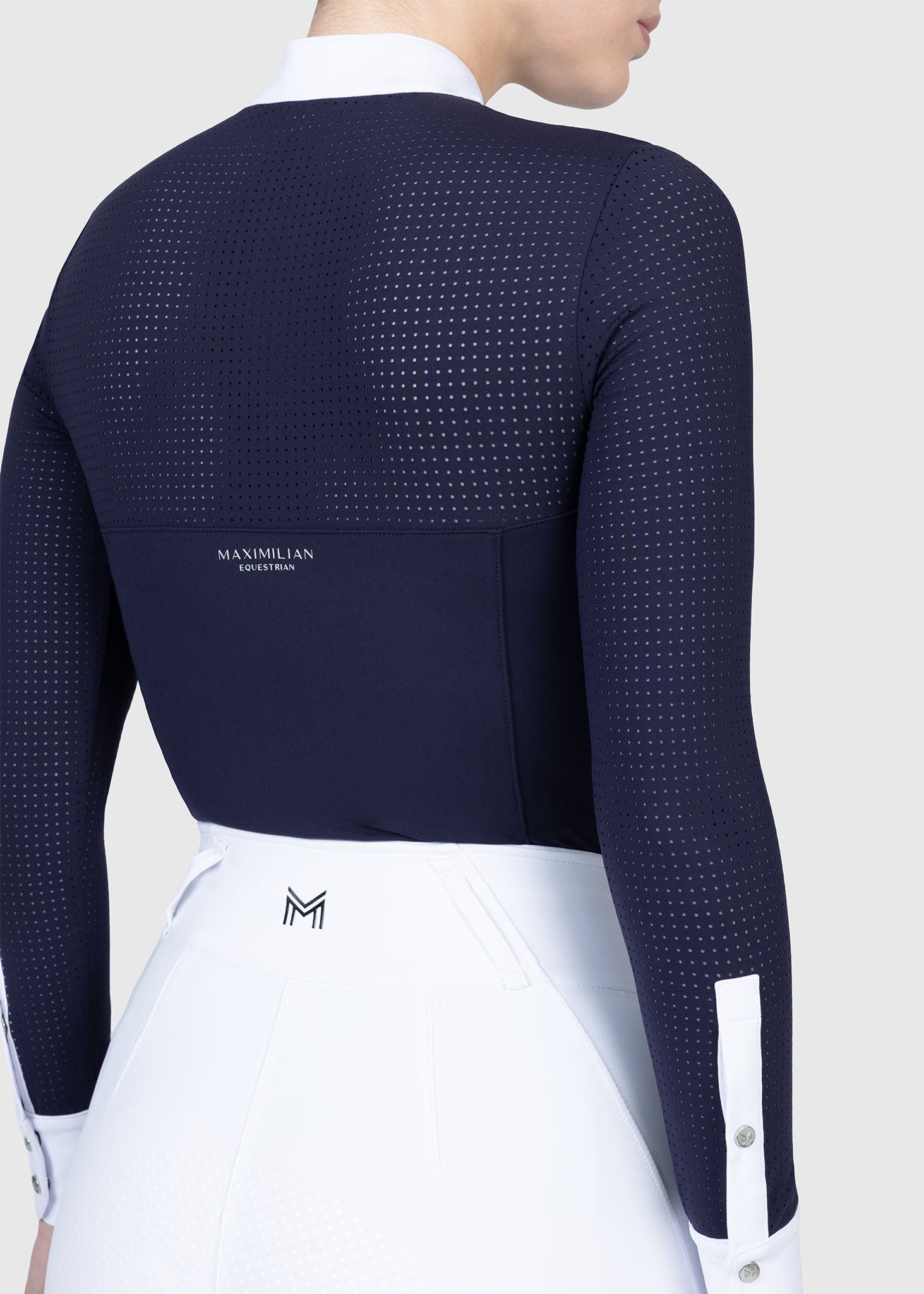 Grace Long Sleeve Show Shirt (Navy)
