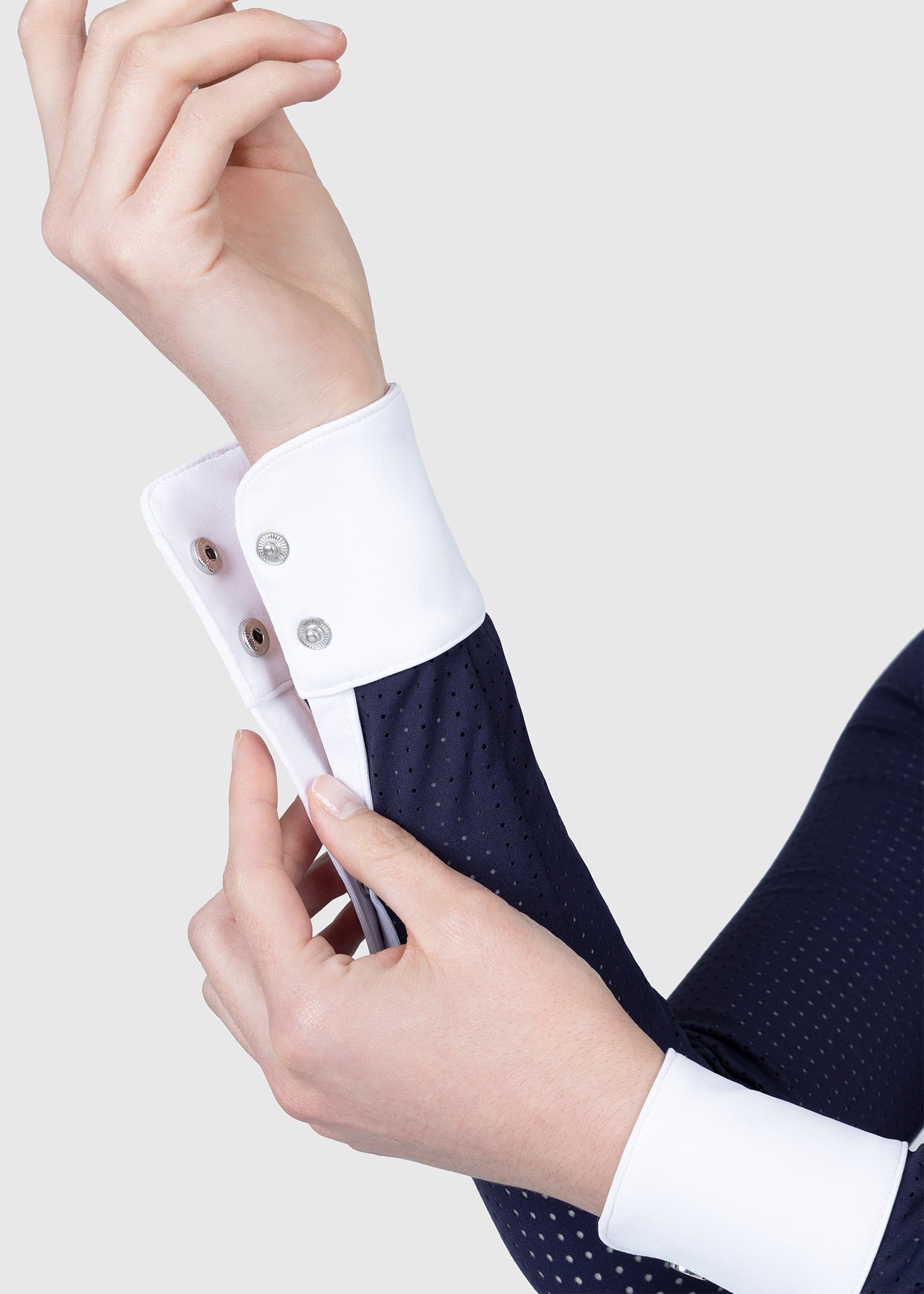 Grace Long Sleeve Show Shirt (Navy)
