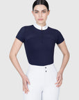 Grace Short Sleeve Show Shirt (Navy)