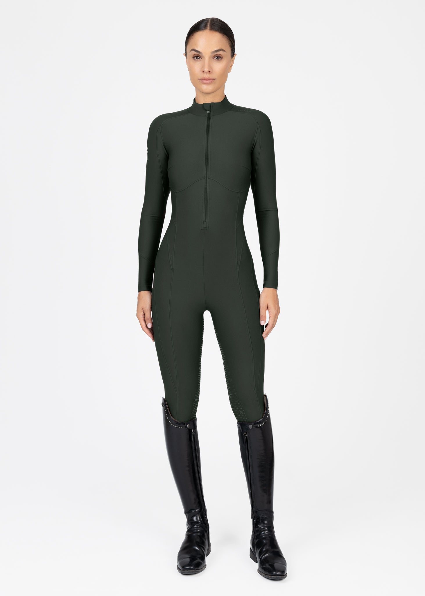 Femme Riding Jumpsuit (Hunter Green)