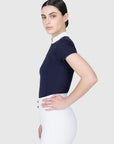 Grace Short Sleeve Show Shirt (Navy)