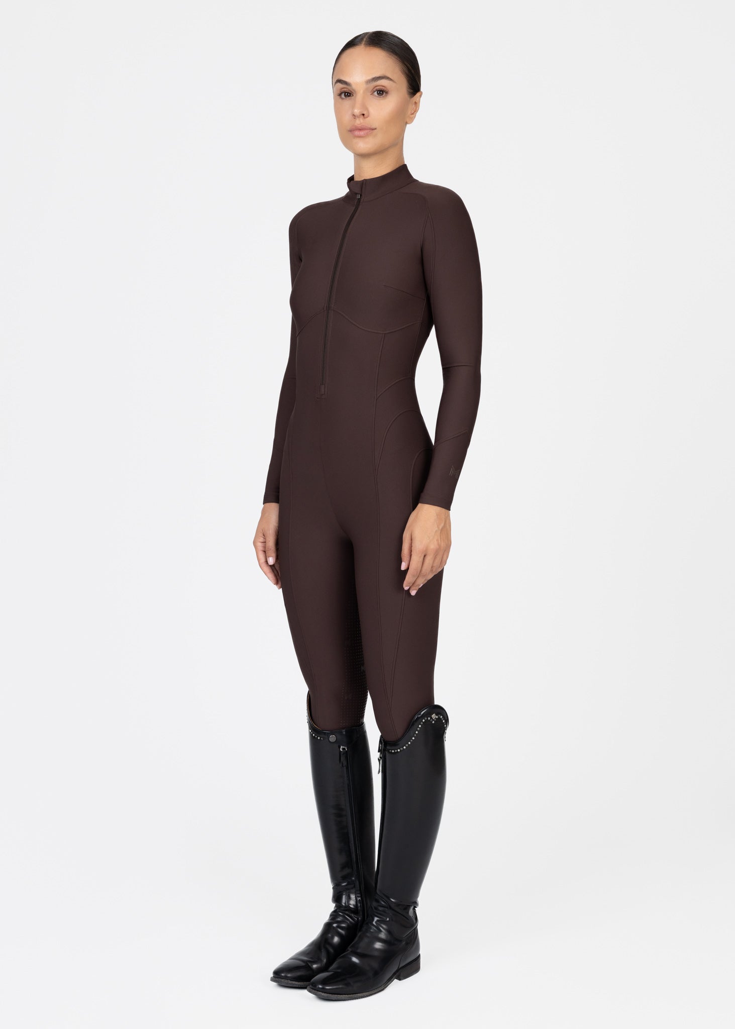 Femme Riding Jumpsuit (Chocolate)