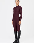 Femme Riding Jumpsuit (Burgundy)