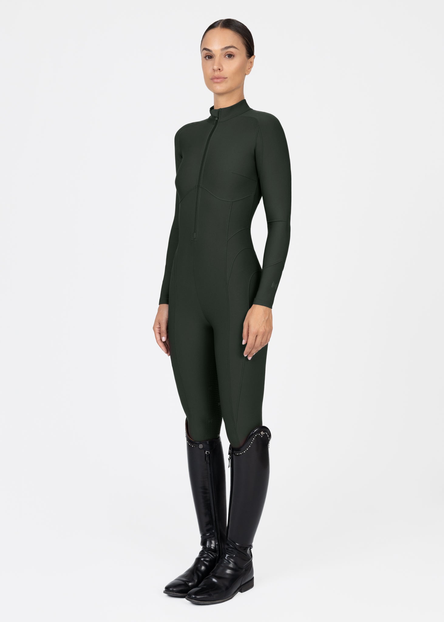Femme Riding Jumpsuit (Hunter Green)