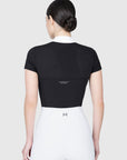 Grace Short Sleeve Show Shirt (Black)