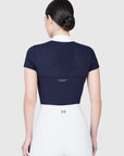 Grace Short Sleeve Show Shirt (Navy)