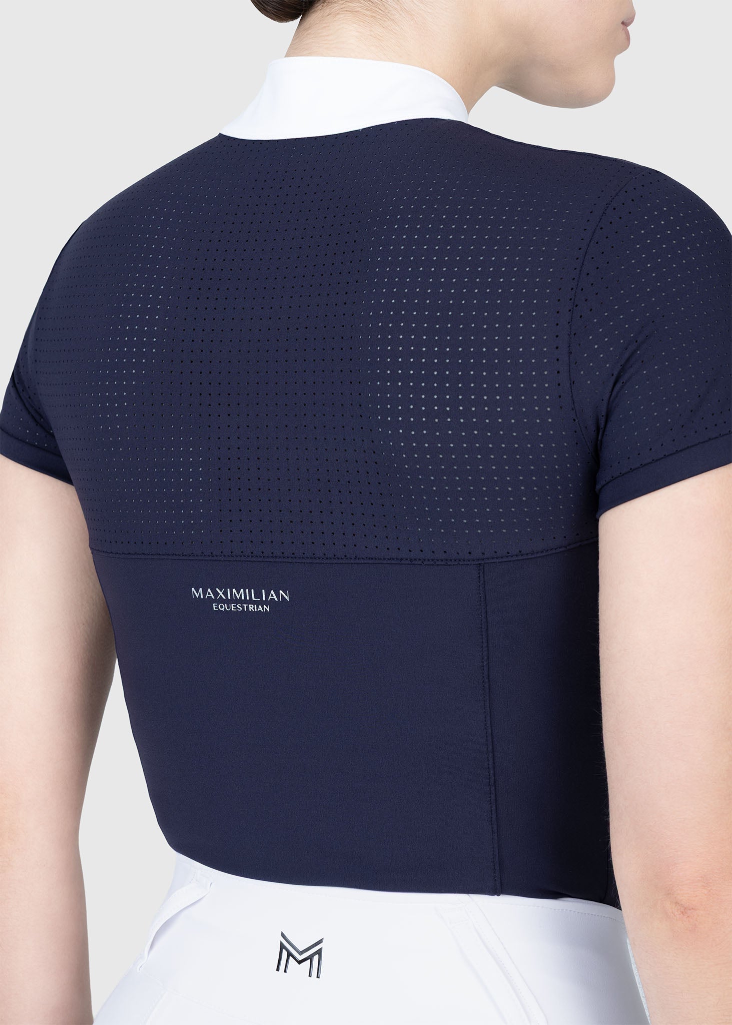 Grace Short Sleeve Show Shirt (Navy)