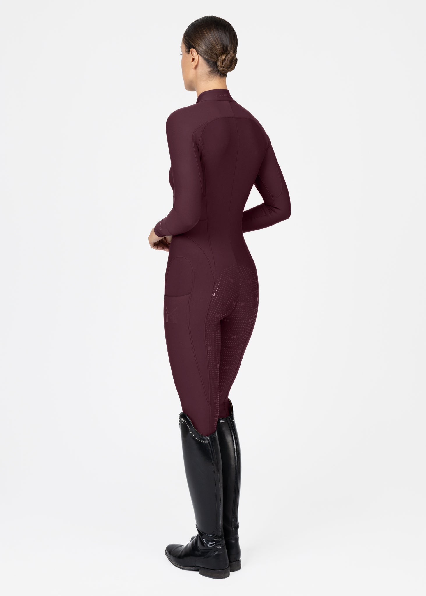 Femme Riding Jumpsuit (Burgundy)
