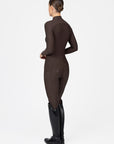 Femme Riding Jumpsuit (Chocolate)
