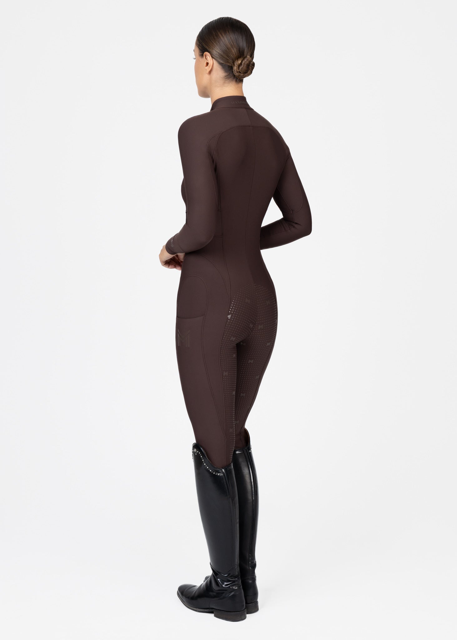 Femme Riding Jumpsuit (Chocolate) – Maximilian Equestrian