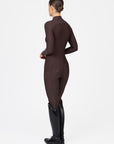Femme Riding Jumpsuit (Chocolate)