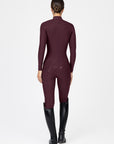 Femme Riding Jumpsuit (Burgundy)