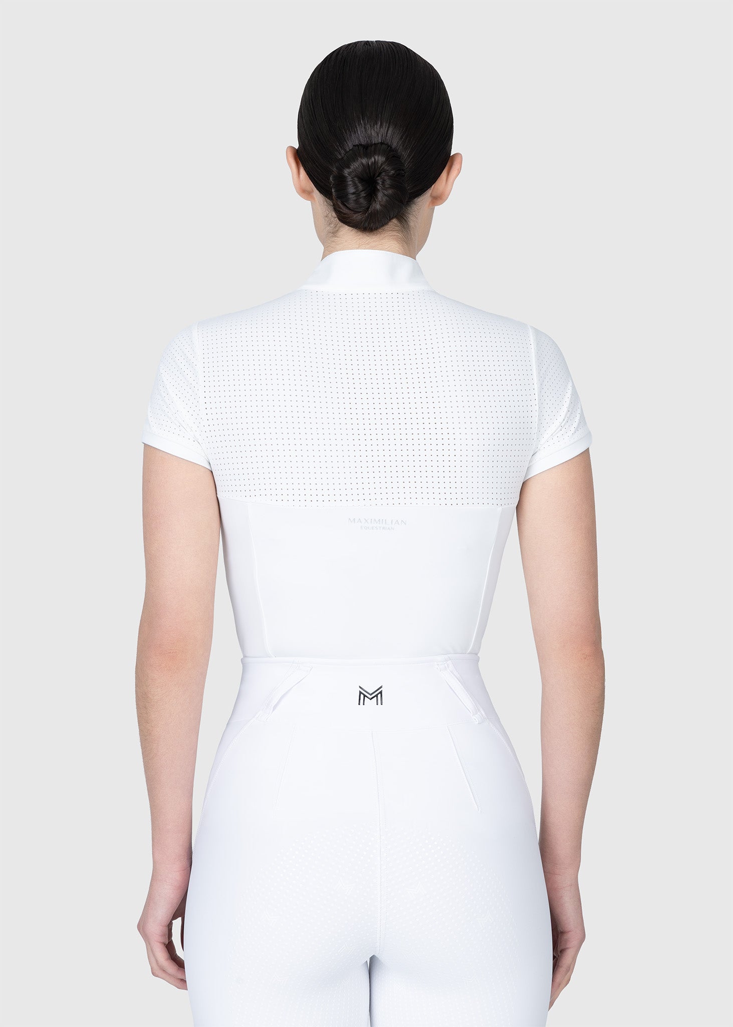 Grace Short Sleeve Show Shirt (White)