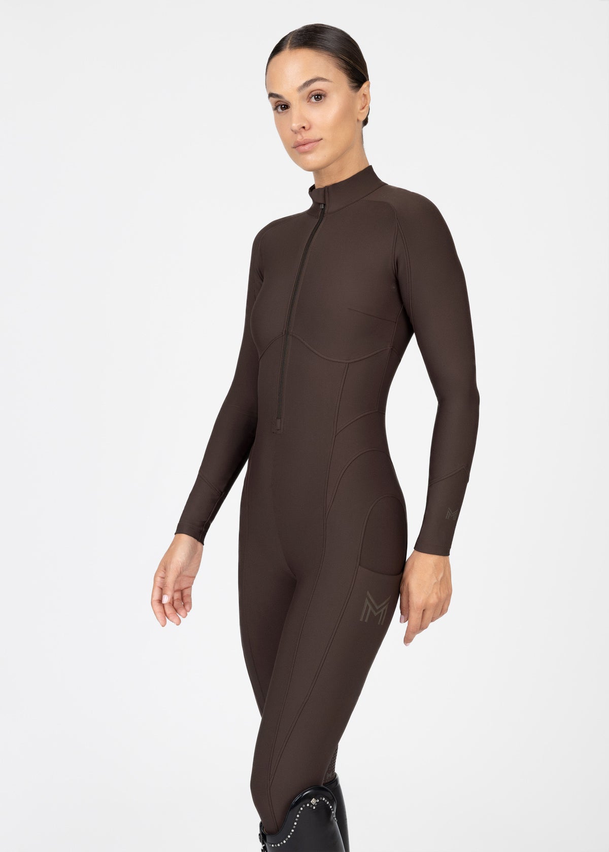 Femme Riding Jumpsuit (Chocolate)
