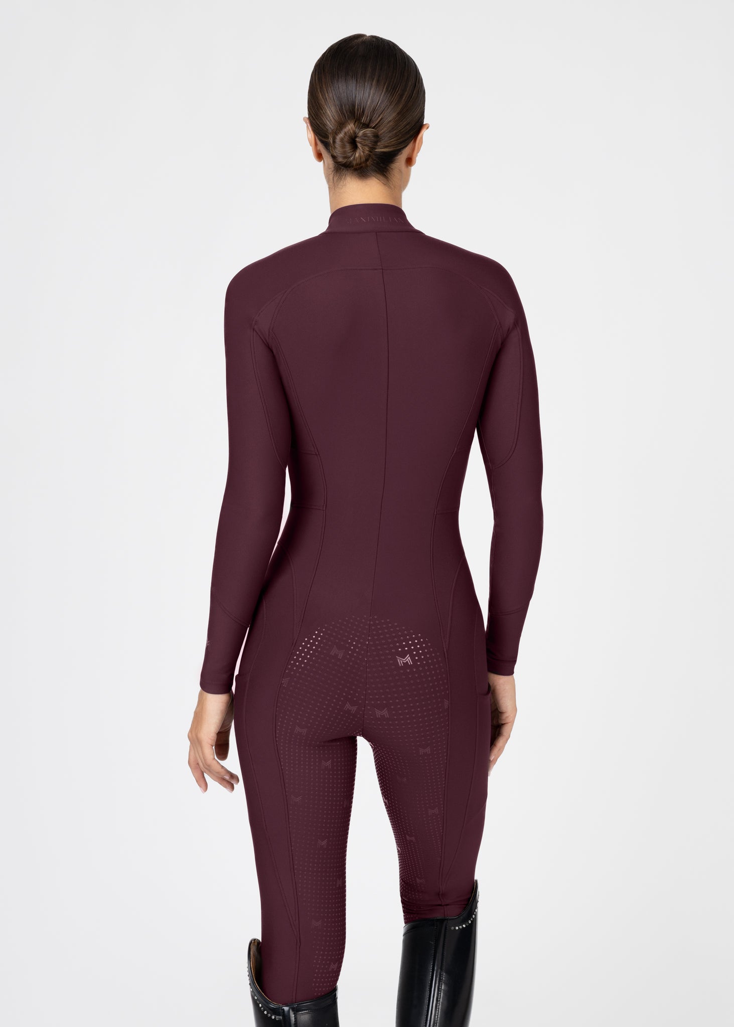Femme Riding Jumpsuit (Burgundy)