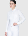 Grace Long Sleeve Show Shirt (White)