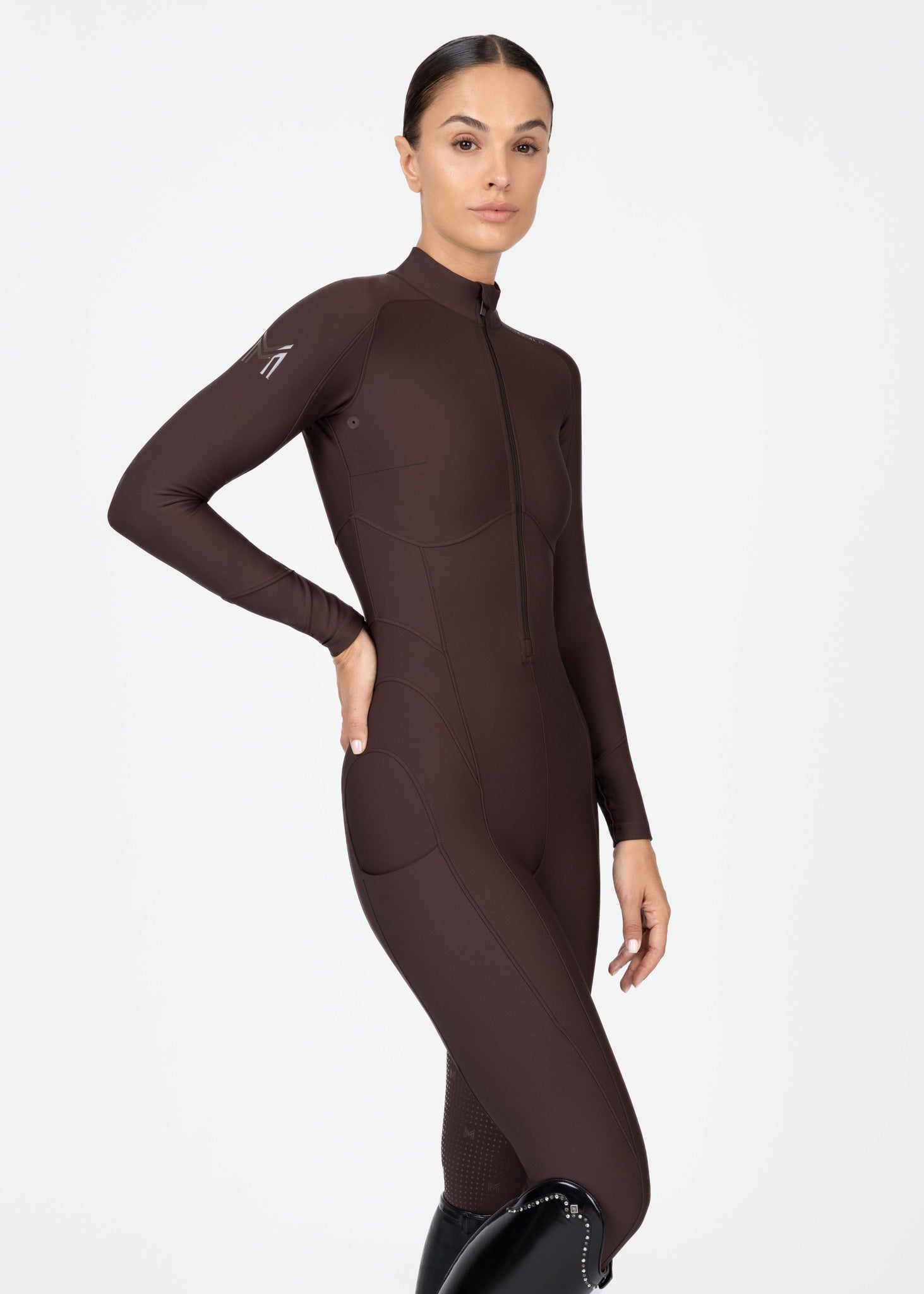 Femme Riding Jumpsuit (Chocolate)
