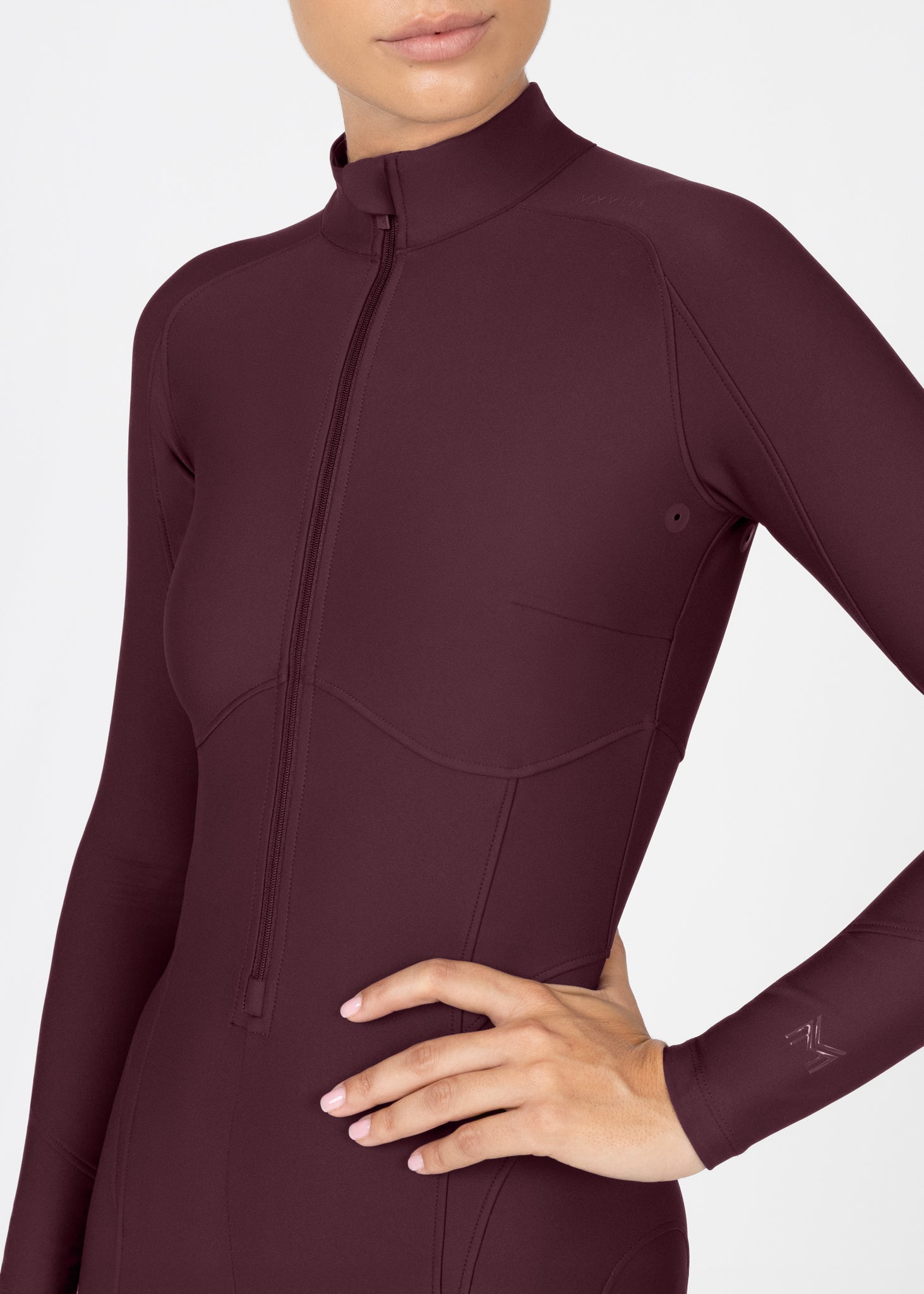 Femme Riding Jumpsuit (Burgundy)