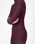 Femme Riding Jumpsuit (Burgundy)