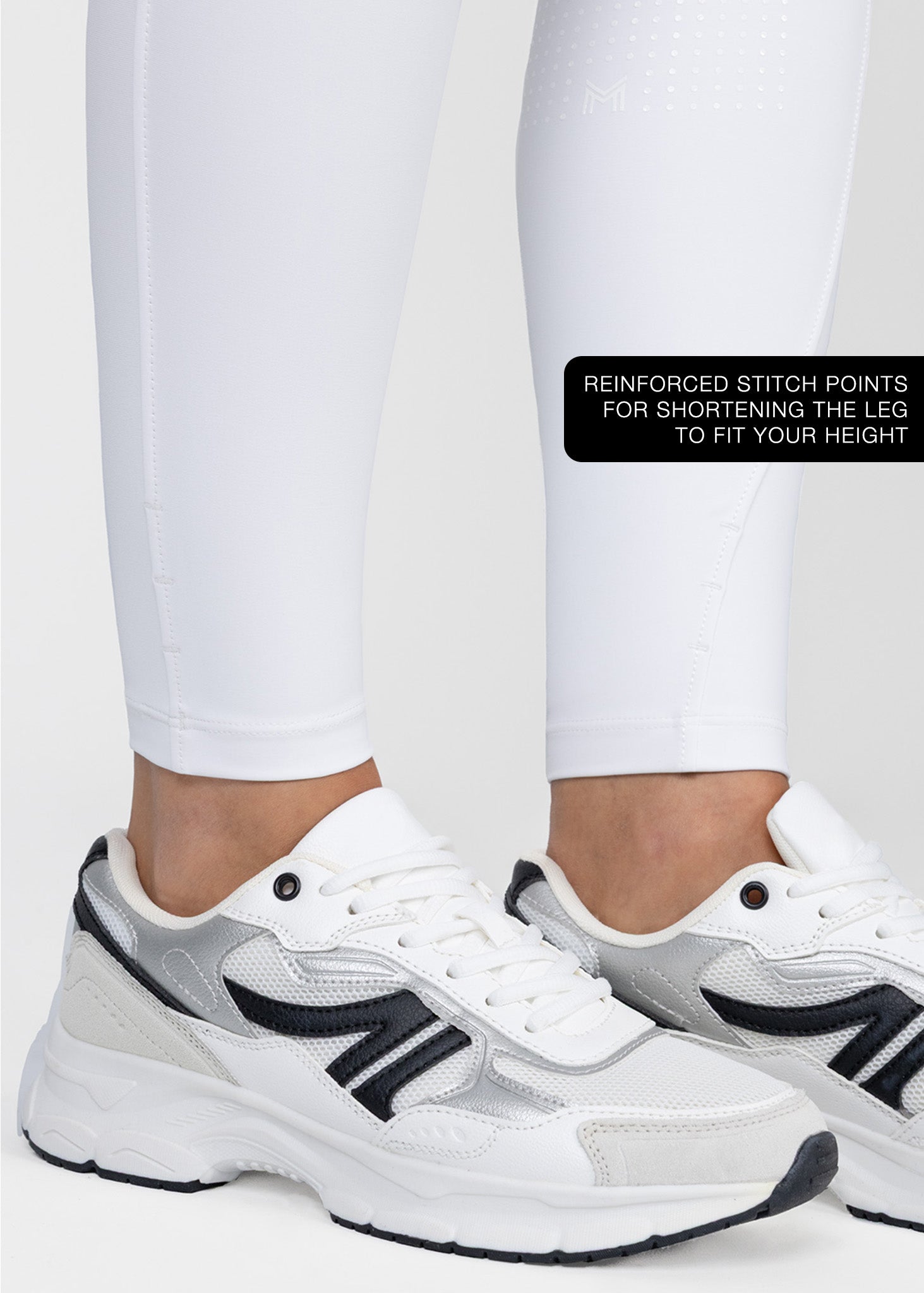 Femme Riding Jumpsuit (White)