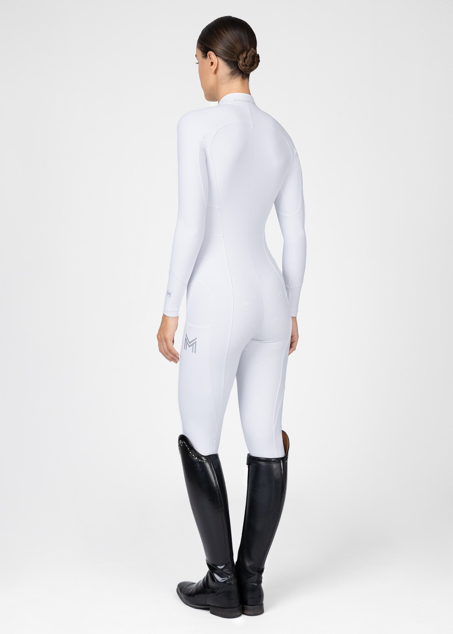 Femme Riding Jumpsuit (White)