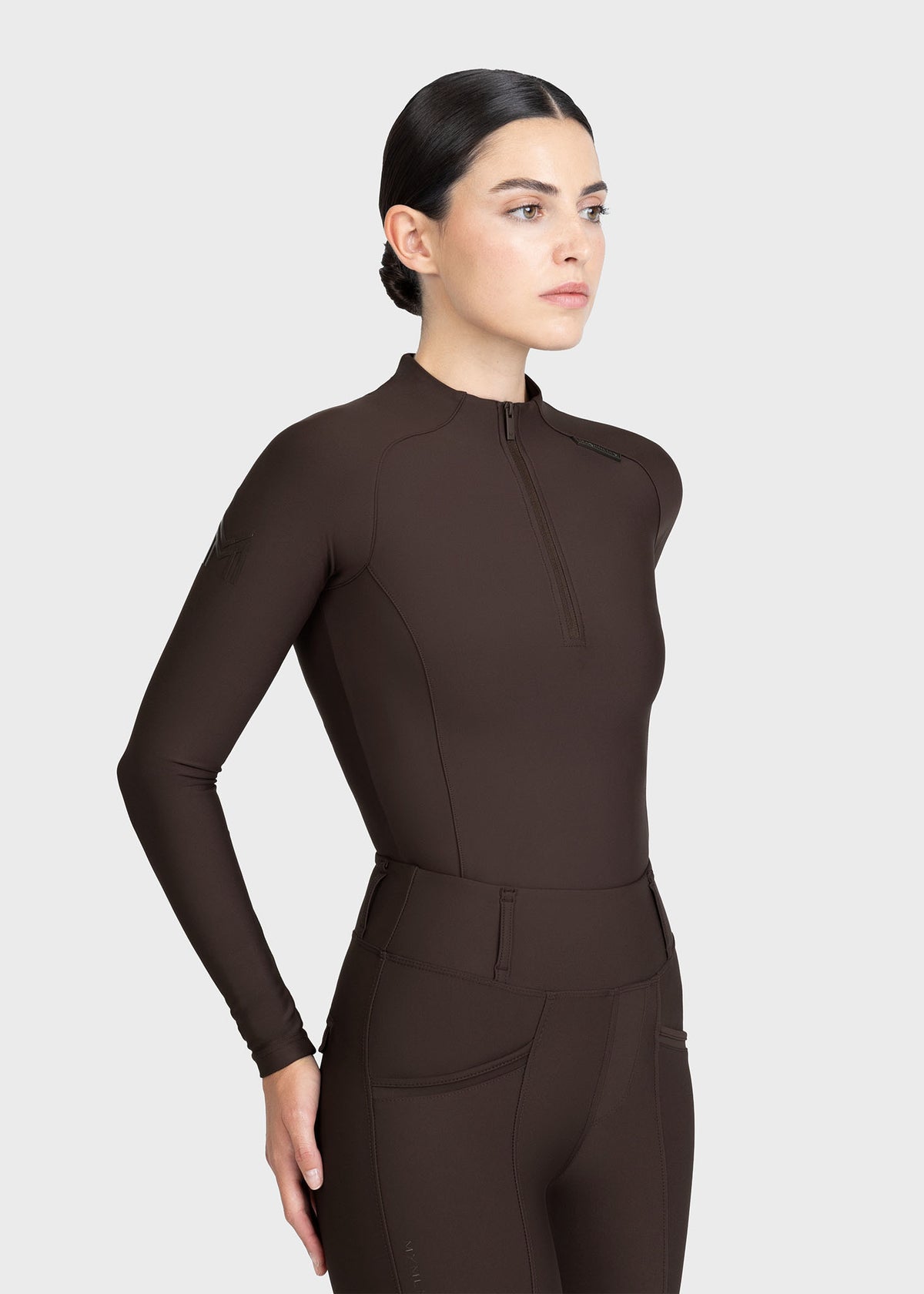 Origin Long Sleeve Base Layer (Chocolate)