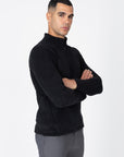 Men Versa Fleece Halfzip (Black)