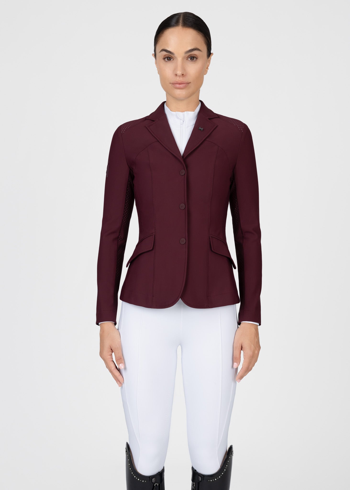 Femme Riding Jumpsuit (White)