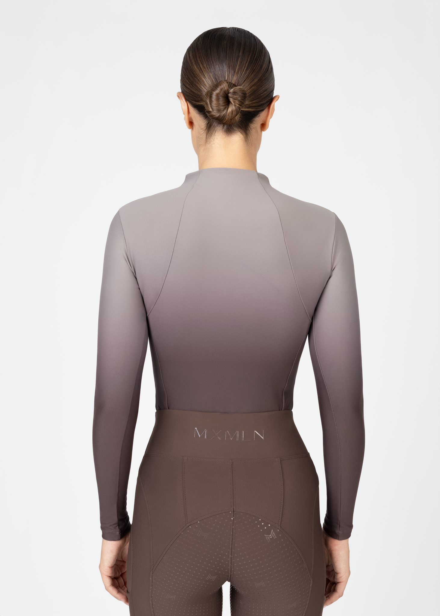 Ombré Long Sleeve Base Layer (Mocha)