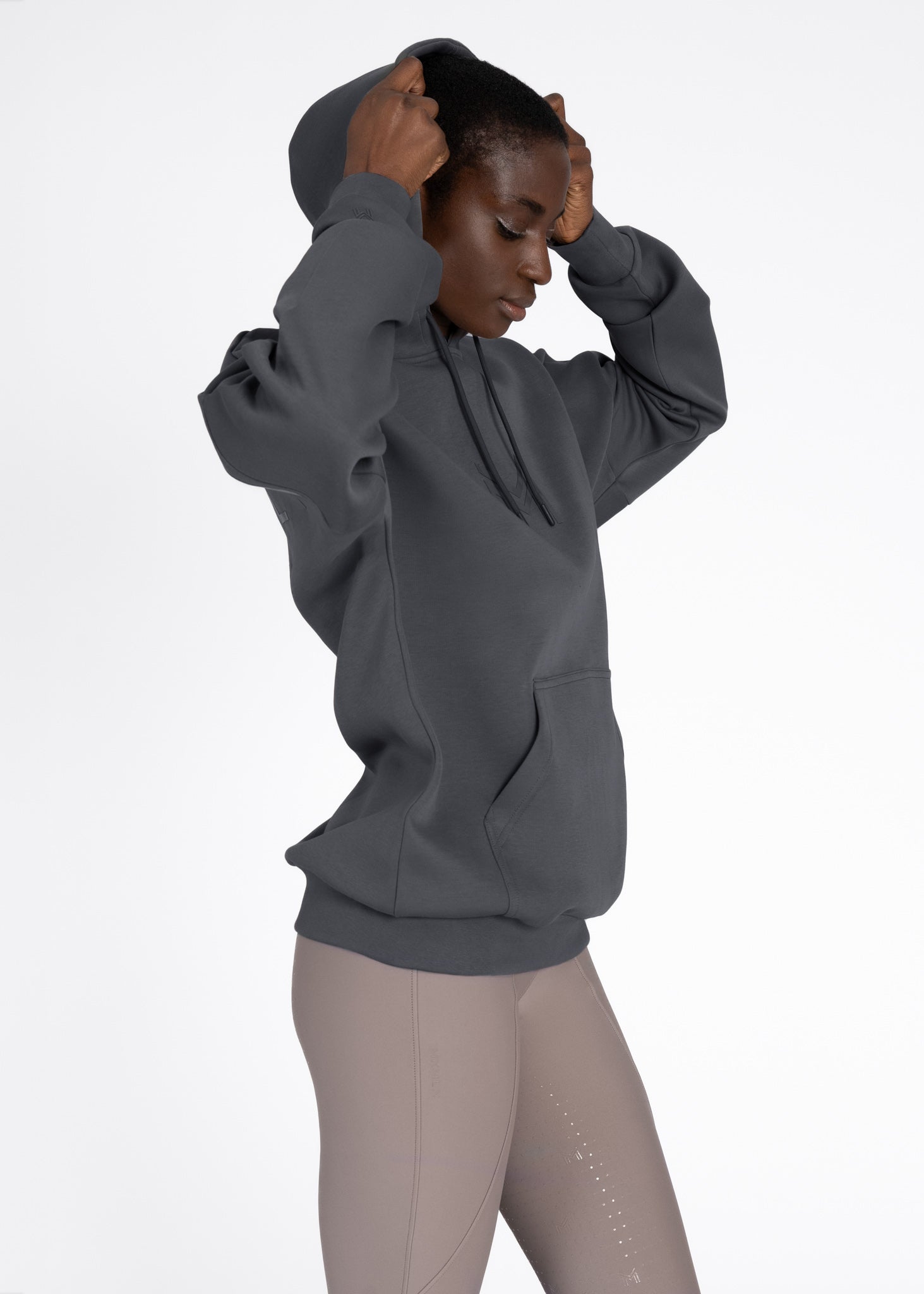 Women Icon Oversized Hoodie (Graphite) – Maximilian Equestrian