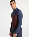 Kent Base Layer (Navy/Burgundy)