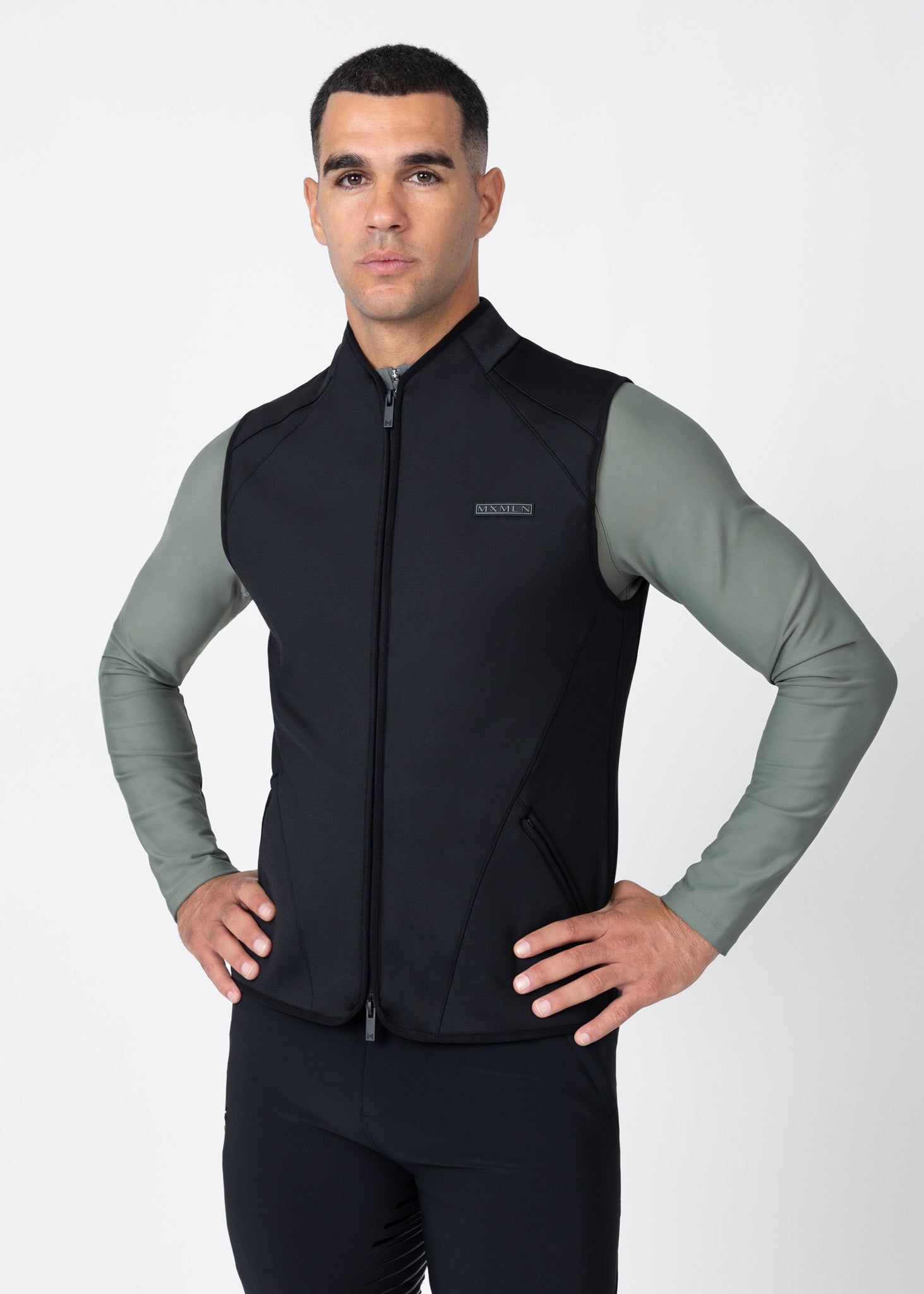 Grid Technical Vest (Black)