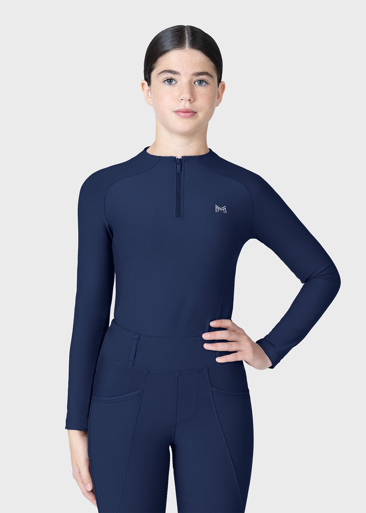 YR Nora Long Sleeve Base Layer (Navy)