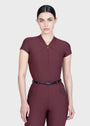 Velya Short Sleeve Base Layer (Rosewood)