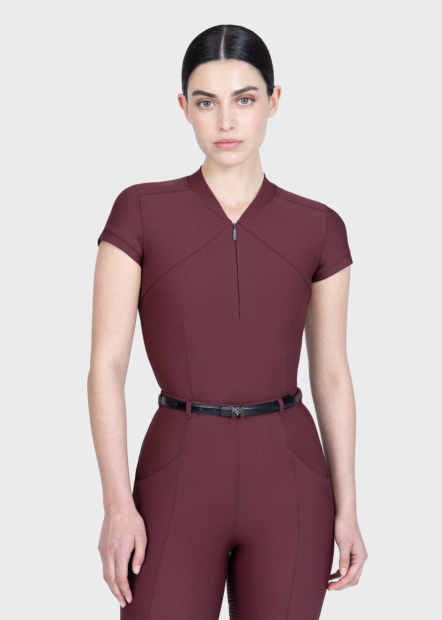 Halo Short Sleeve Base Layer (Rosewood)