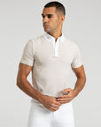 Active Short Sleeve Competition Shirt (Beige)