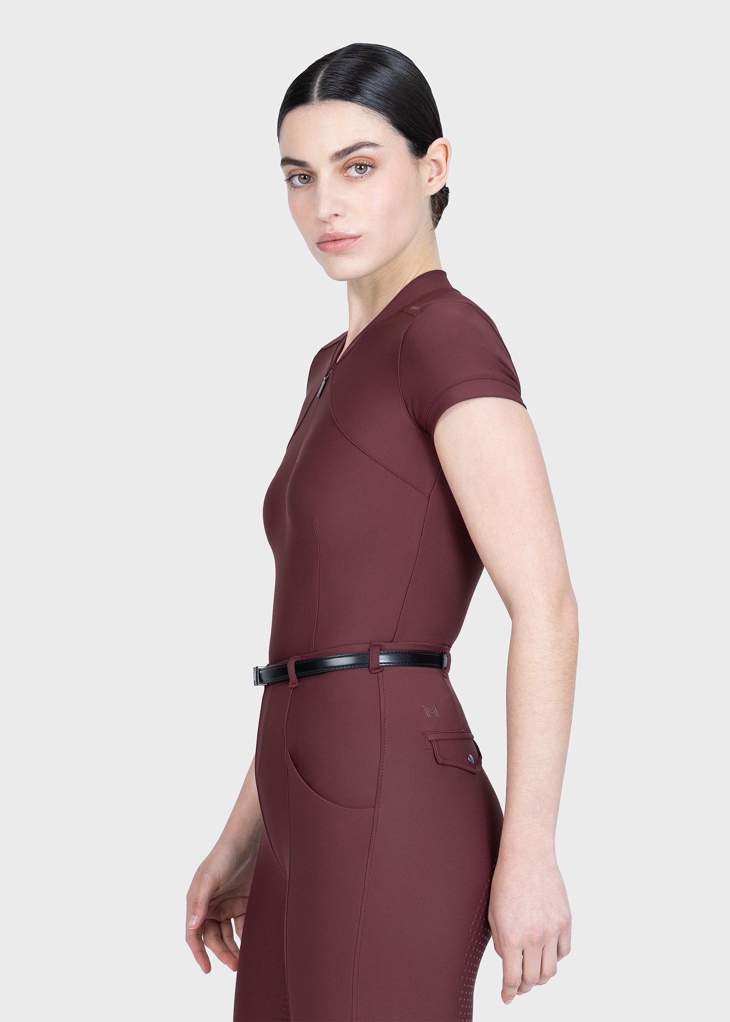 Halo Short Sleeve Base Layer (Rosewood)