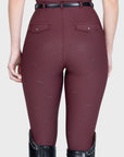 Velya Riding Leggings + Belt (Rosewood)