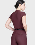 Velya Short Sleeve Base Layer (Rosewood)
